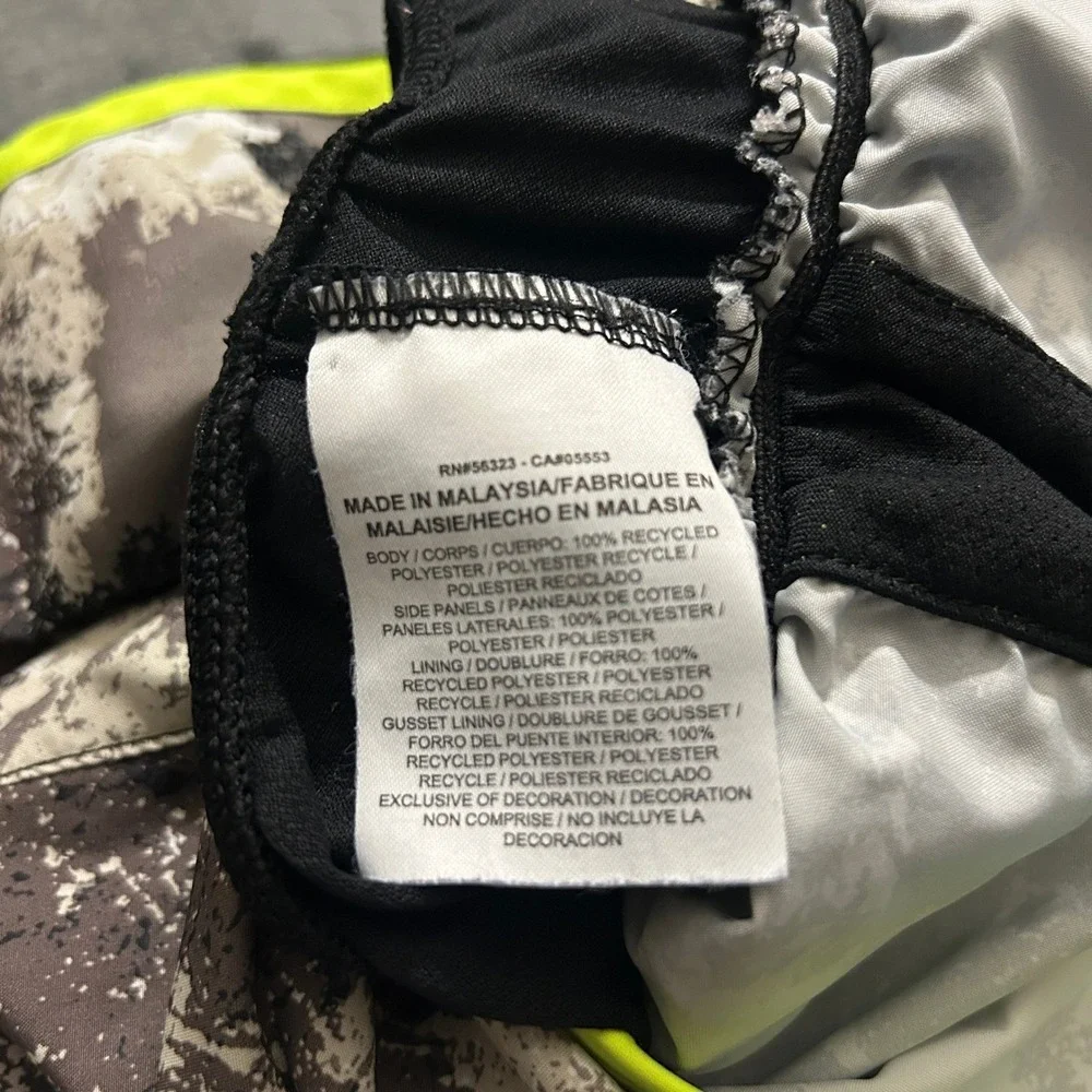 Nike Womens Tempo Running Shorts XS Grey Camo Dri-FIT Lined 847855-010